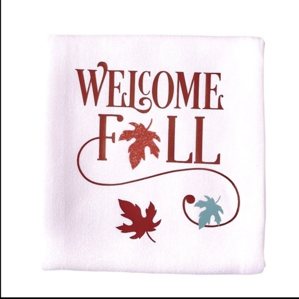 NWT 100% Cotton Towel Fall Sparkle & Metallic